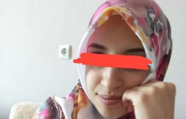 Güzel Evli Türbanlı Hatun
