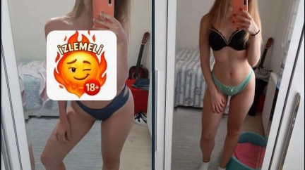 Sarı çıtır sevgilisine tatilden bol bol foto ve video atmış
