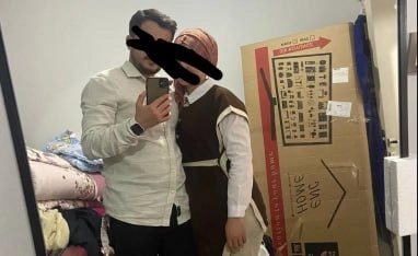 Nişanlı çiftin arşivi whatsapp videoları türbanlı
