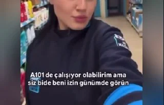 A101 çalışanı