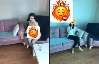 Türbanlı z kuşağı çift videolu ve bol bol fotolu içerik kaçırma